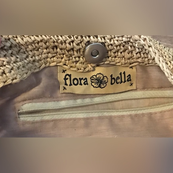 EUC Flora Bella Anthropologie Rafia Purse - Picture 7 of 8